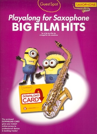 Big Film Hits (+Download) for alto saxophone