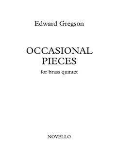 NOV165176 Occasional Pieces for 2 trumpets, horn, trombone and tuba score and parts