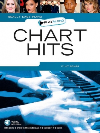 Chart Hits (+Download Card): for really easy piano (with lyrics and chords)