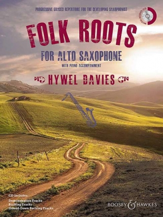Folk Roots (+CD): for alto saxophone and piano