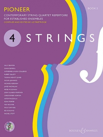 4 Strings vol.3 - Pioneer (+CD) for string quartet score