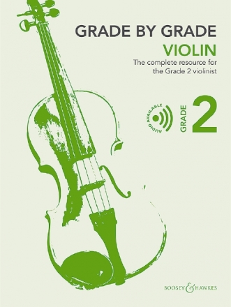 Grade by Grade - Violin Grade 2 (+Online-Audio) for violin and piano