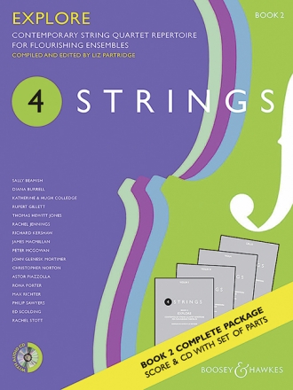 4 Strings - Explore (+CD) for string quartet score and parts