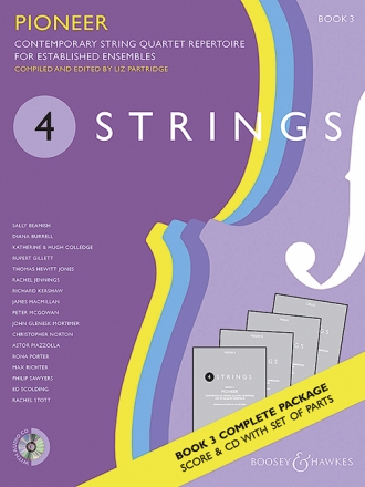 4 Strings - Pioneer (+CD) for string quartet score and parts