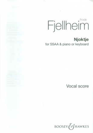 Njoktje for female chorus and piano (keyboard) vocal score