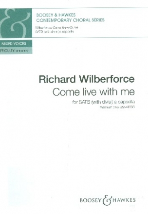 Come live with me for mixed chorus a cappella score