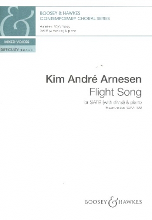 Flight Song for mixed chorus (with divisi) and piano score (en)