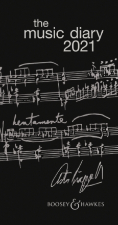 Music Diary 2021 - black Kalender