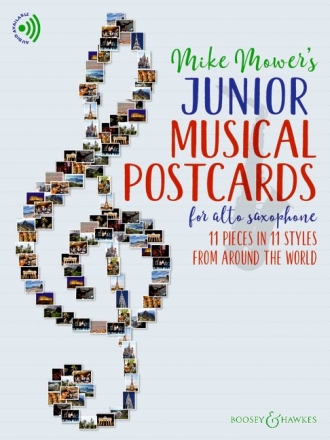 Junior Musical Postcards (+Online Audio) for alto saxophone