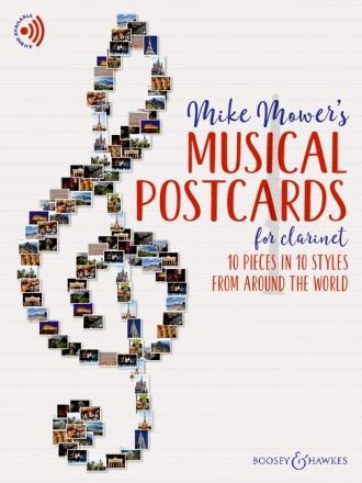 Musical Postcards for Clarinet for clarinet