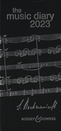M-060-13947-5  Music Diary 2023 - black