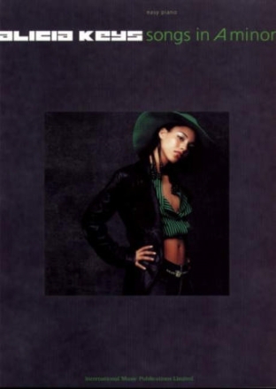 Alicia Keys: Songs in a Minor for easy piano/vocal Songbook