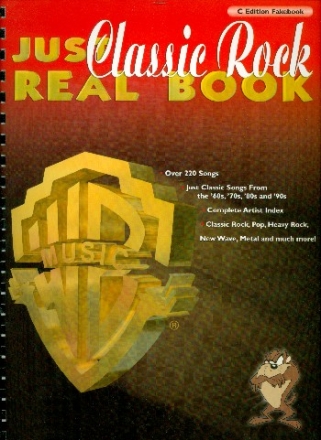 Just Classic Rock Real Book C Edition Fakebook