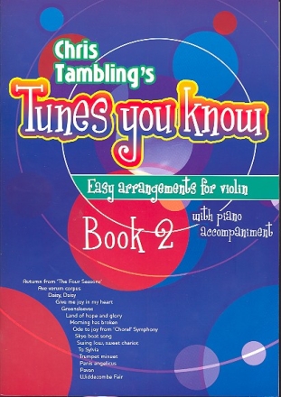 Tunes you know vol.2 for easy violin and piano