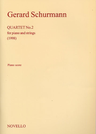 Quartet No.2 for Violin, Viola, Violoncello and Piano Score and Parts