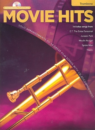 Movie Hits (+CD): for trombone Instrumental Playalong