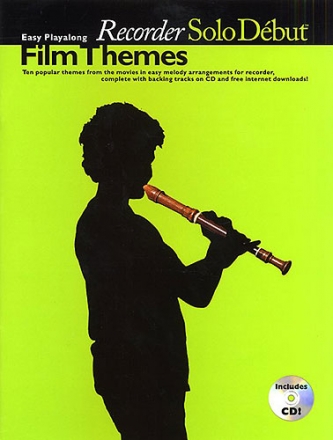 Solo Dbut Film Themes (+CD and Downloads): for recorder piano accompaniment downloadable