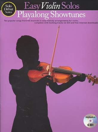 Solo Dbut Showtunes (+CD): for violin piano accompaniment downloadable