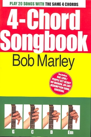 4-Chord Songbook: Bob Marley lyrics/chord symbols/guitar chord boxes