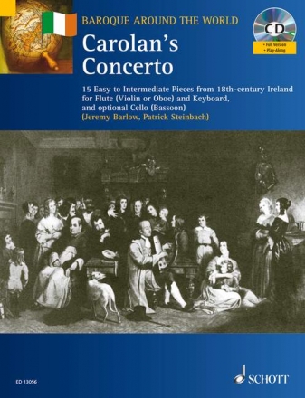 Carolan's Concerto (+CD) fr Violine (Flte/Oboe) und Klavier, Violoncello (Fagott) ad lib,  Stimmen