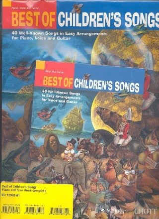 Best of Children's Songs: piano book and tune book complete