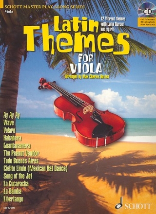 Latin Themes (+CD): fr Viola (Klavierbegleitung als PDF zum Ausdrucken)