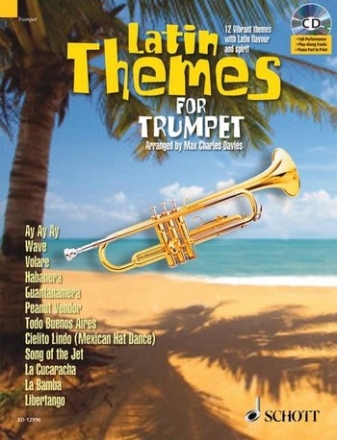 Latin Themes (+CD): fr Trompete (Klavierbegleitung als PDF zum Ausdrucken)