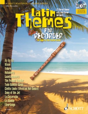 Latin Themes (+CD) fr Altblockflte (Klavierbegleitung als PDF zum Ausdrucken)