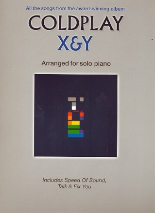 Coldplay X & Y for piano solo