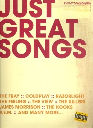 Just great Songs songbook piano/vocal/guitar 