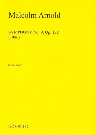 Symphony No. 9 op.128 for Orchestra study score