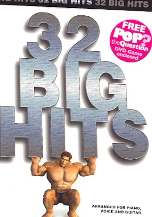 32 big Hits (+DVD-GAME) songbook piano/vocal/guitar