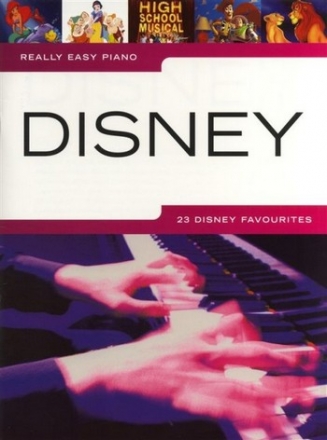 Really Easy Piano Disney for piano (with text)