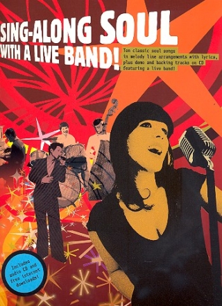 Singalong Soul with a Live Band (+CD): for voice