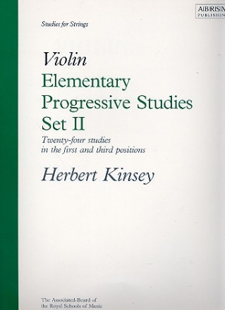 Elementary progressive studies vol.2 24 studies for violin