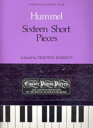 16 short Pieces for piano