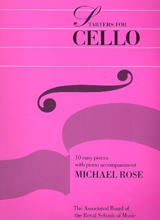 Starters for Cello 10 easy pieces for cello and piano