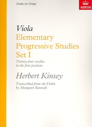Elementary  Progressive Studies Set 1 for viola