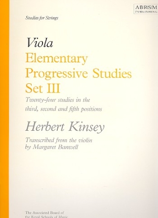 24 Studies in the 3rd, 2nd and 5th position vol.1 for viola