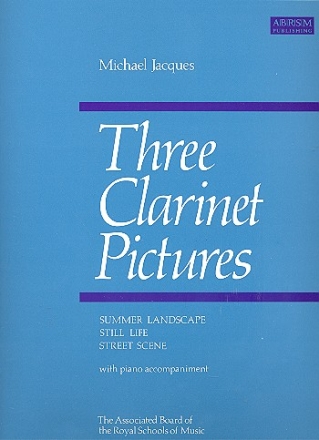 3 clarinet pictures for clarinet and piano