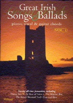 Great Irish Songs and Ballads vol.1: Songbook piano/vocal/guitar chords