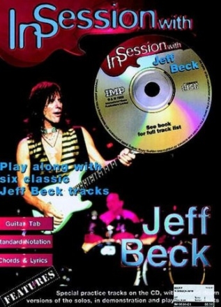 In Session with Jeff Beck (+D): Songbook for guitar with backing tracks,  Noten und Tabulatur