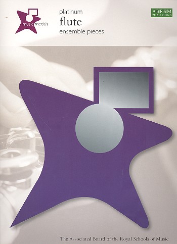 Platinum Flute Ensemble Pieces (music medals) for flute ensemble score