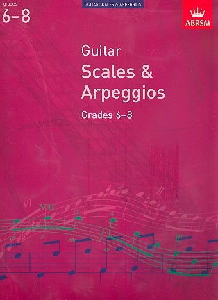 Guitar Scales & Arpeggios Grades 6-8