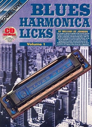 Progressive Blues Harmonica Licks vol.1 (+Audio-Online) for blues harmonica