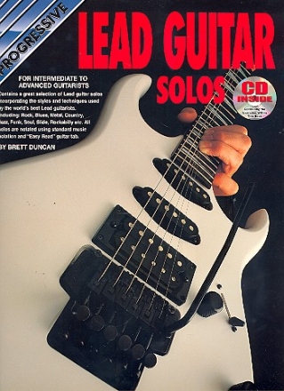 Progressive Lead Guitar Solos (+Audio-Online) for guitar