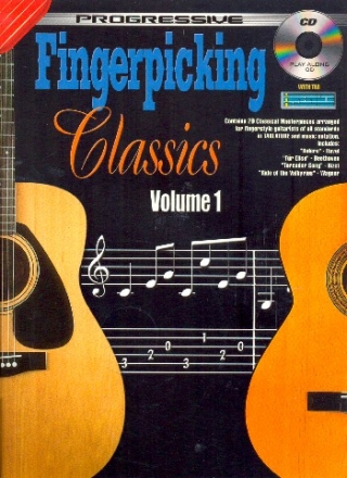 Fingerpicking Classics vol.1 (+Audio-Online) 20 classical masterpieces for guitar
