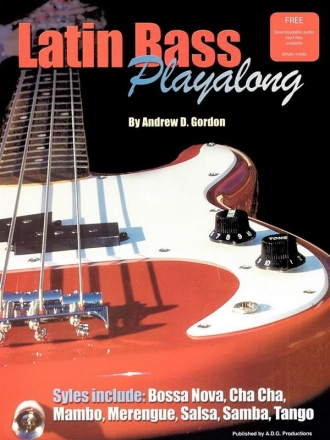 Latin Bass Playalong (+Download) for bass/tab