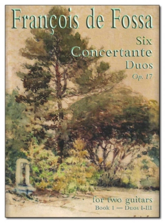 Francois De Fossa Six Concertante Duos Op.17 Vol.2 2 Gitarren Stimmensatz