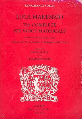 The complete 6 Voice Madrigals vol.6 score